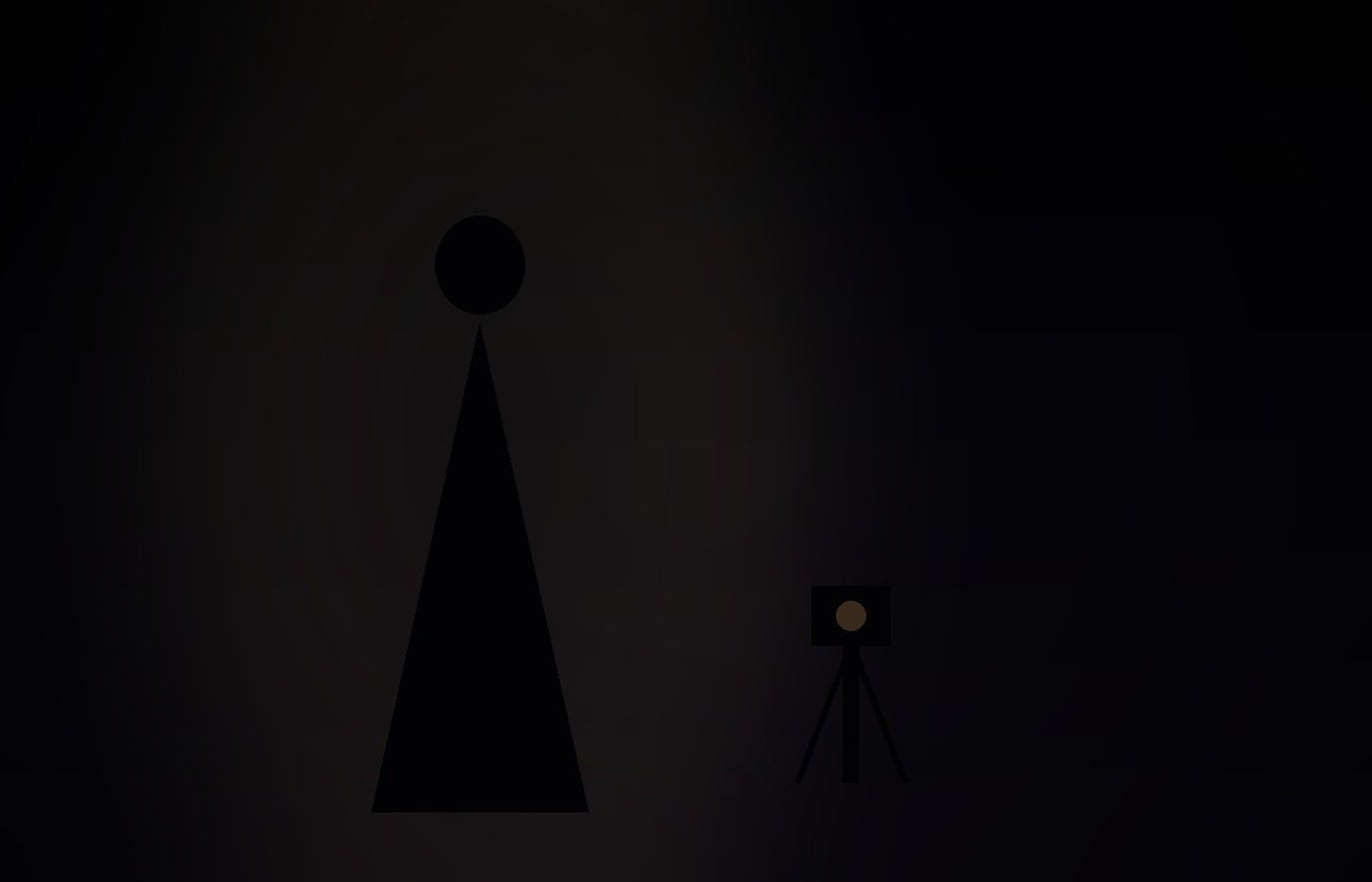 Filmmaker silhouette - creative vision